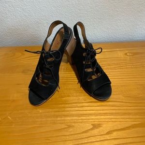 Suede heels